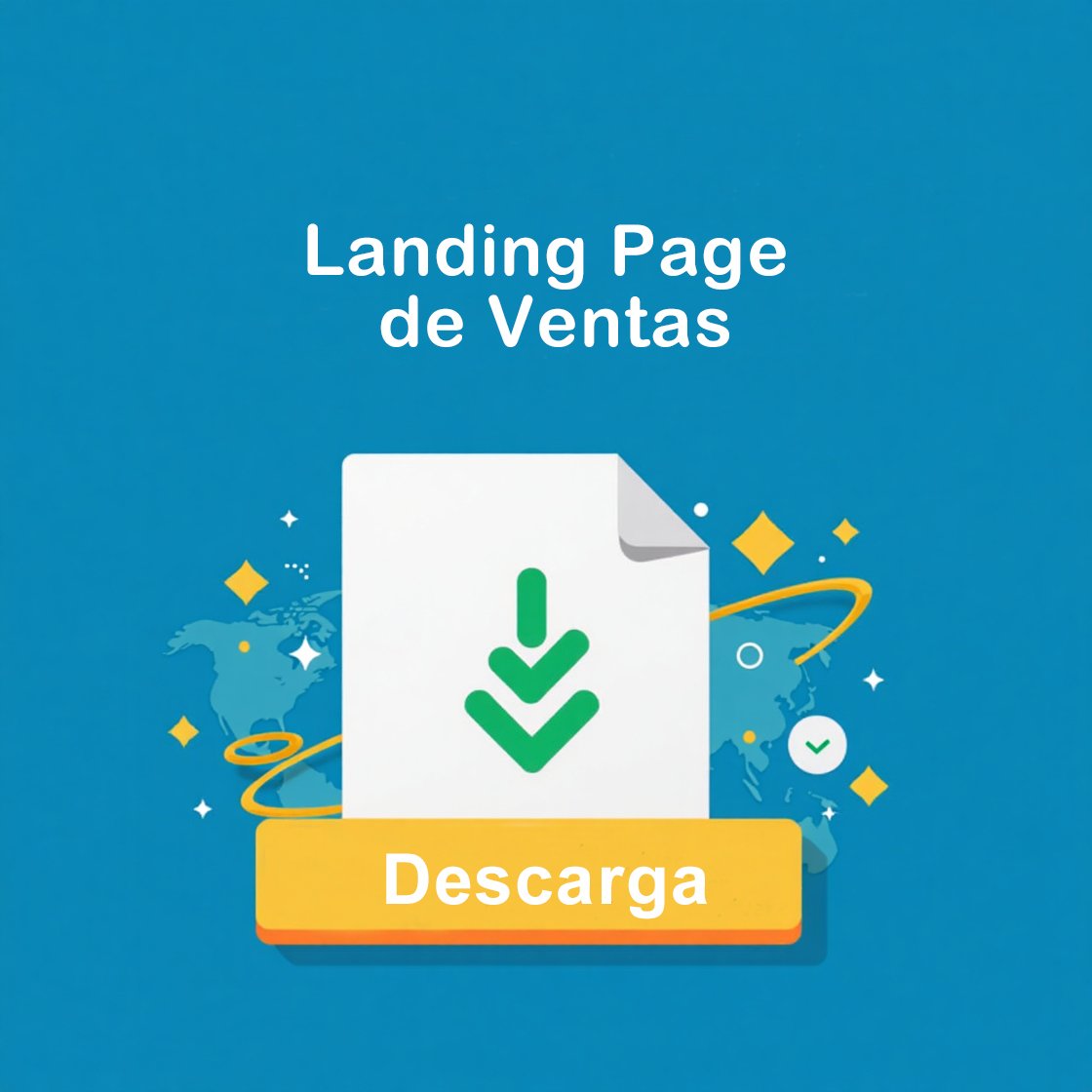 Landing comprimida de venta